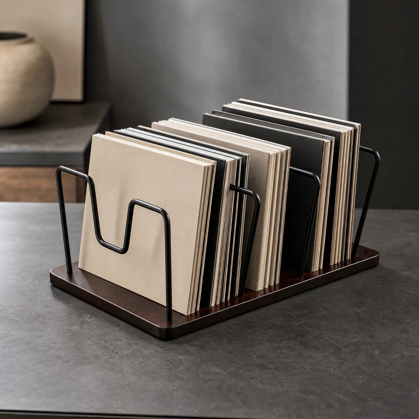 Bookshelf - Masa Üstü Depolama Rafı, Sağlam Ahşap