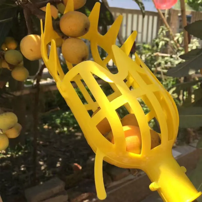 Farm Garden Picking DeviceGarden Tools Deep Basket Fruit Picker Head Convenient Fruit Catcher Apple Peach Picking