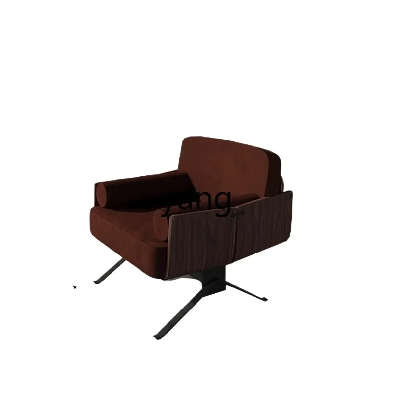 

LTT Nordic light luxury art solid wood sofa chair living room balcony leisure chair