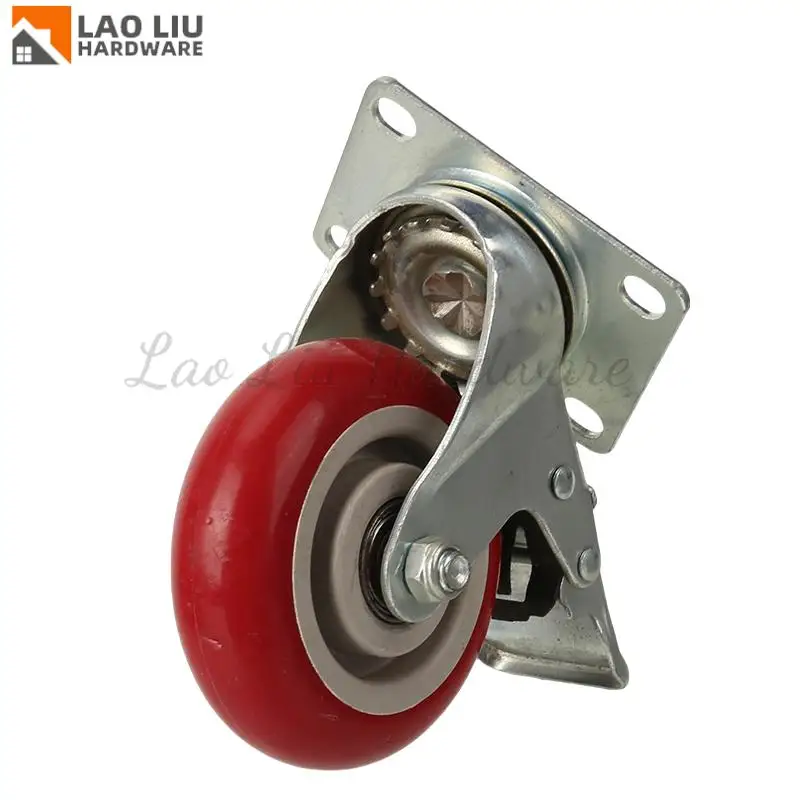 ล้อเลื่อนอเนกประสงค์แบบรับน้ำหนักมาก หมุนได้ 360 องศา °   เบรกแบบหมุนเงียบ ออกแบบมาเพื่อเฟอร์นิเจอร์ รถเข็นแบบมีฐานรองรับ ทนทานต่อการสึกหรอ