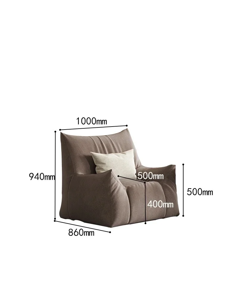 Modern Design Living Room Lazy Sofa Set Furniture Sofa Bed Casual Single Chairs Lounger Seat Bean Bag Chair