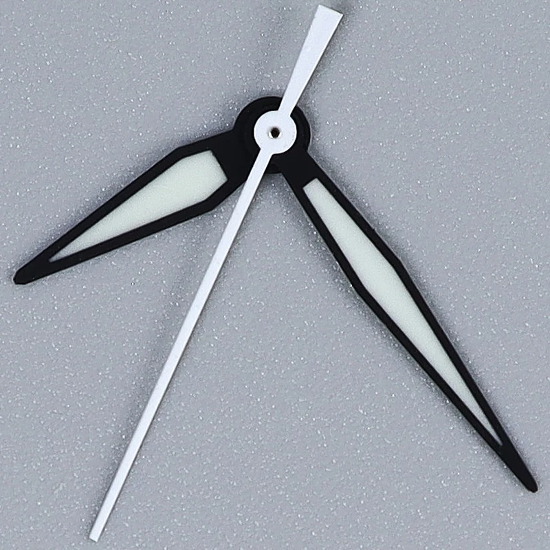 High quality Watch Hands Green Luminous Watches Pointers For Mod pilot NH35 NH36 Automatic Movement 7.8*12*12.5mm Watch Needles