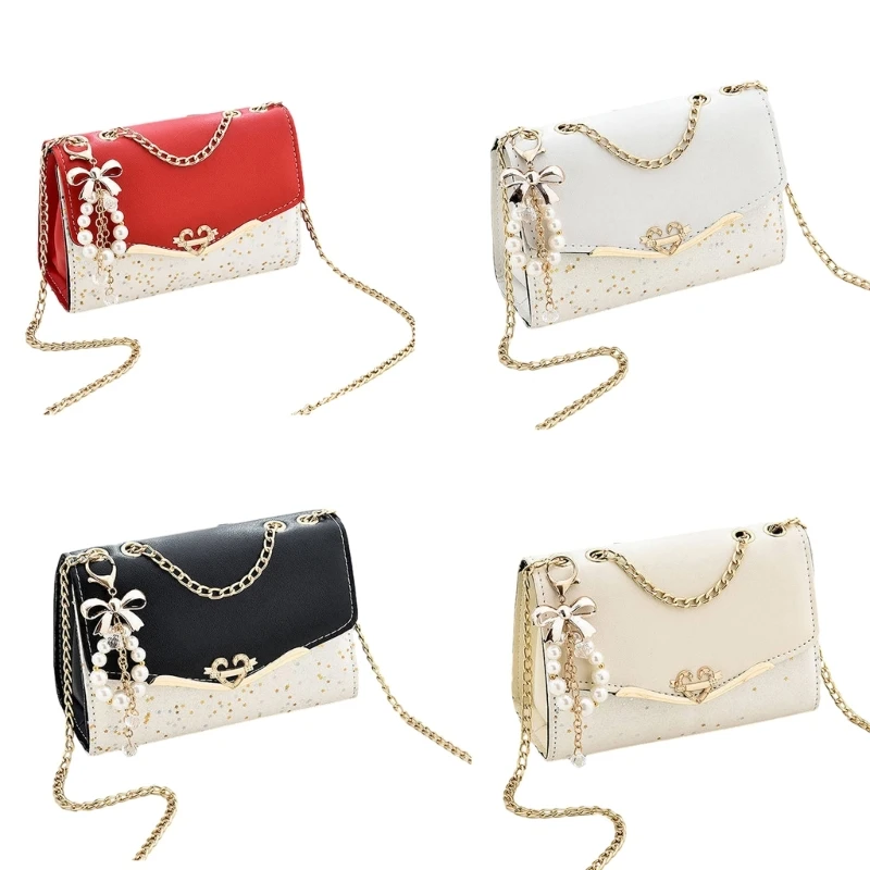 

Women’s Fashion Crossbody Bag Purse Convertible Chain Strap Handbag Purse E74B