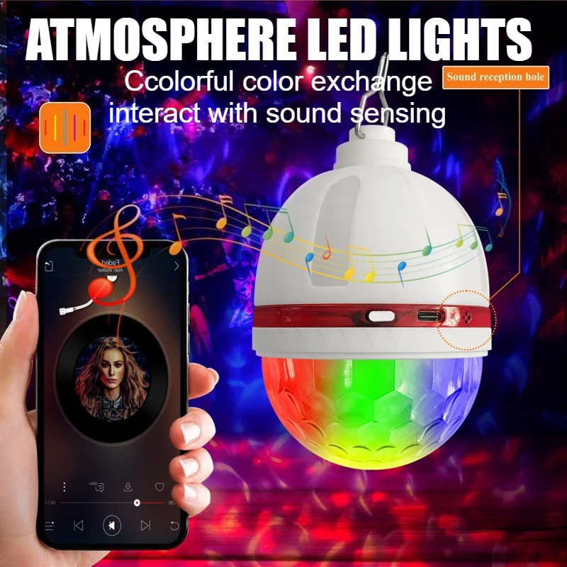 回転フック付きLEDムードライト＆クリスマスホームステージ装飾用投影ナイトライトUSB電源雰囲気ライト