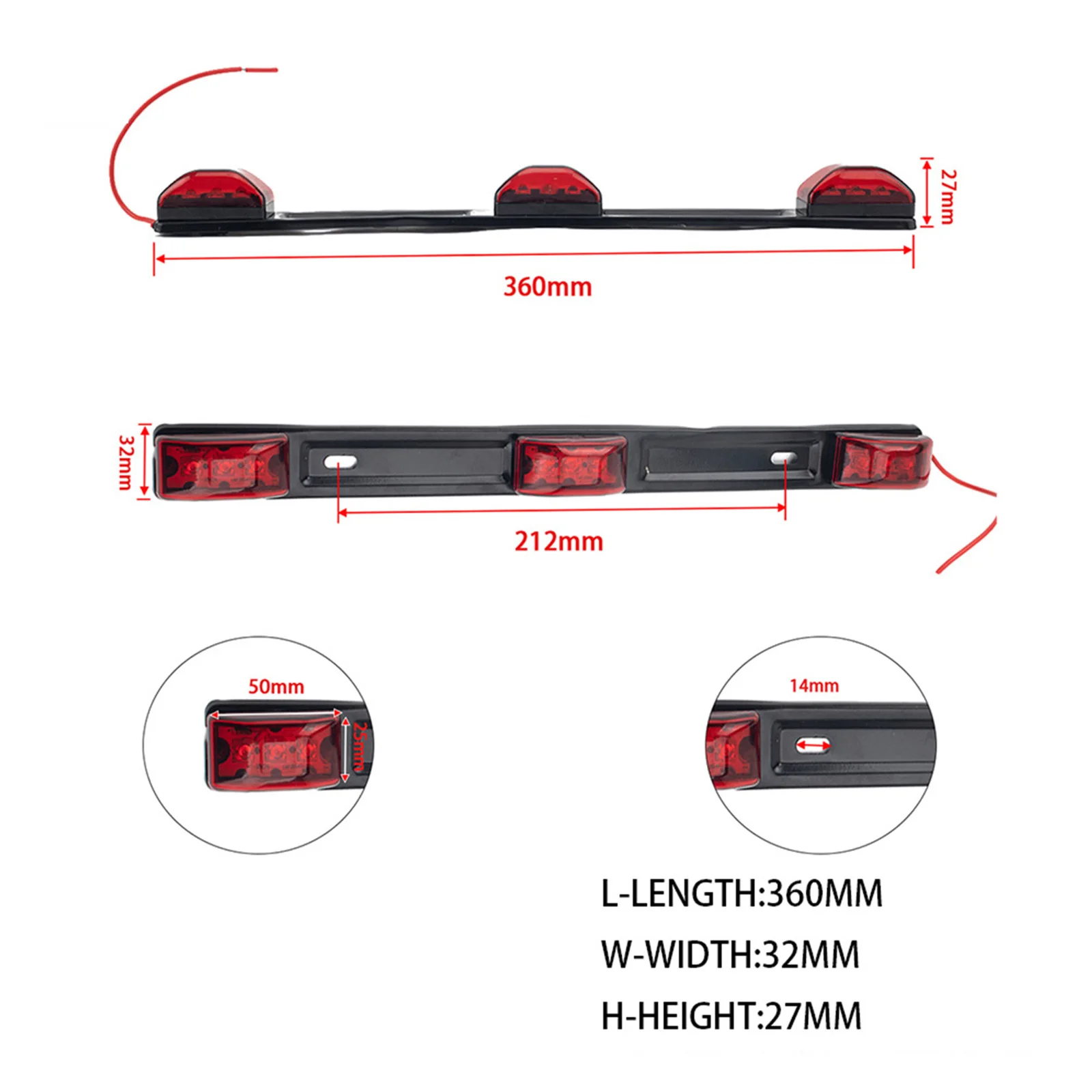 barra-de-luz-led-vermelha-de-14-polegadas-para-reboque-luz-de-identificacao-brilhante-para-traseira-e-lateral-de-caminhoes-campers-picapes-e-rvs