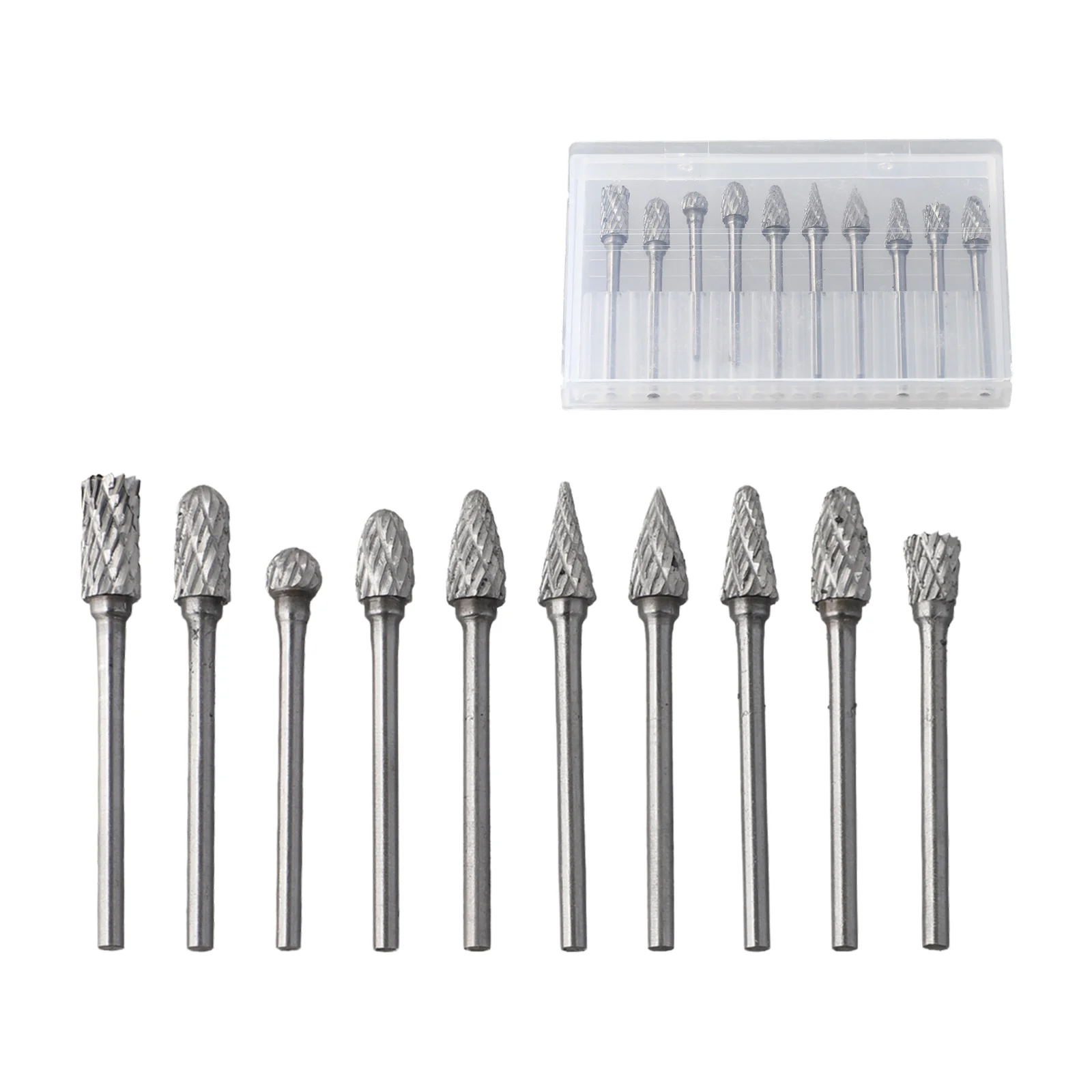 Electric Grinding Tools 3mm Shank Milling Cutter For Electric Rotary Tool High Density Material Suitable For Metal Fabrication