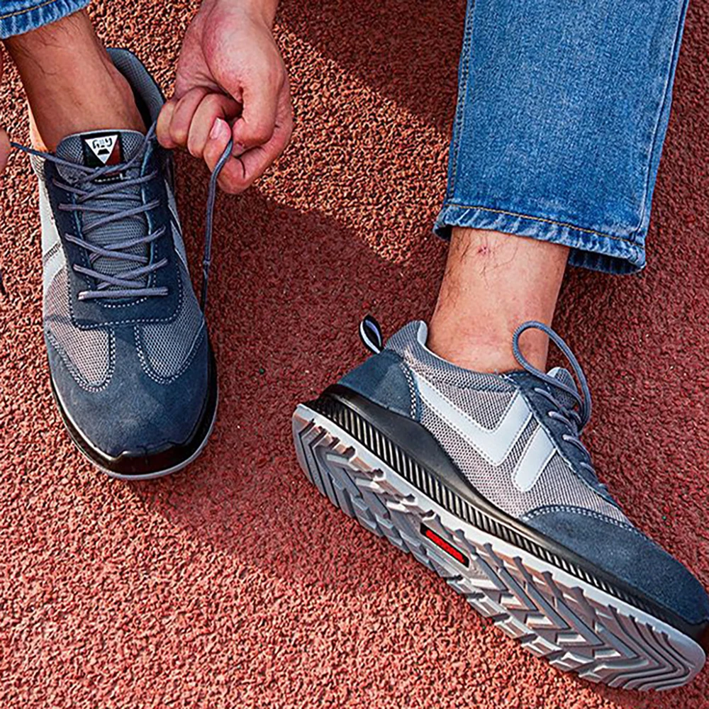 ArmorToe Men's 6KV BreezeTech Work Shoes SteelGuard Puncture Proof GripMax Site-Proven Light Industrial Safety #Armor3028