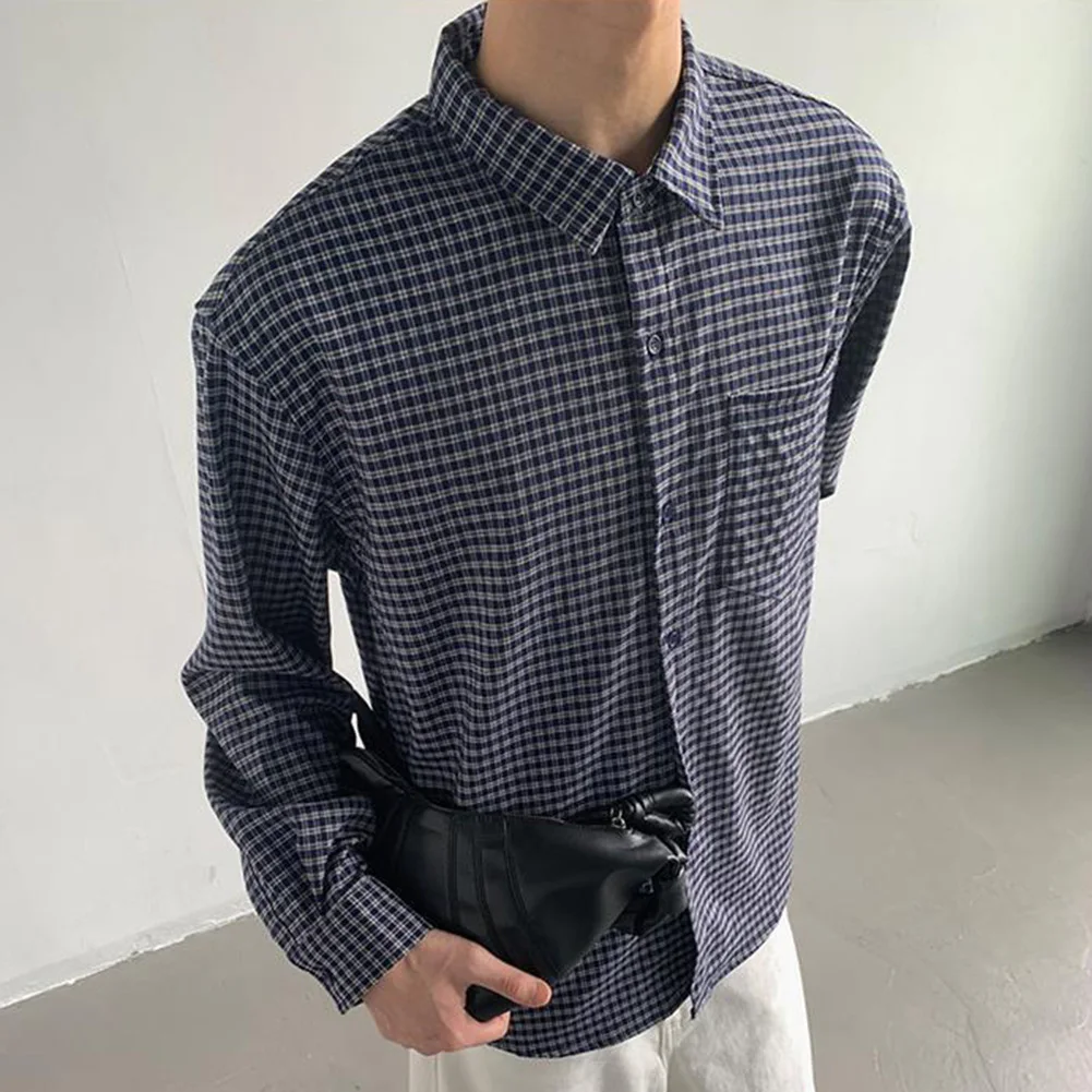 

Casual Casual Shirt Long Sleeve Shirt Vacation Use Available Sizes M-2XL Daily Wear Plaid Pattern Holiday Fashion