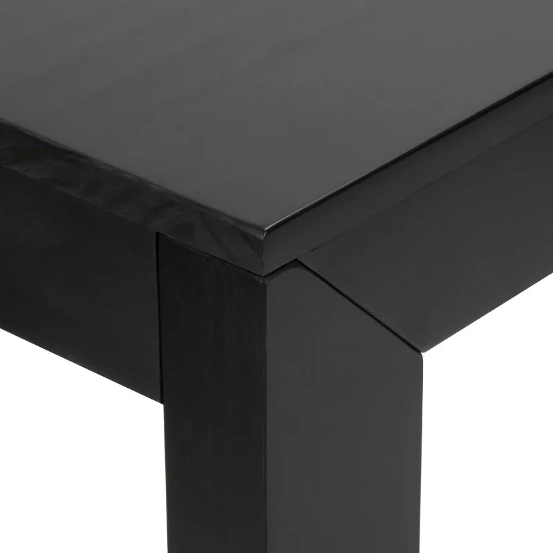 Mesa de console moderna de madeira maciça, 56 polegadas, mesa de sofá, mesa de entrada estreita para corredor, atrás do sofá, sala de estar