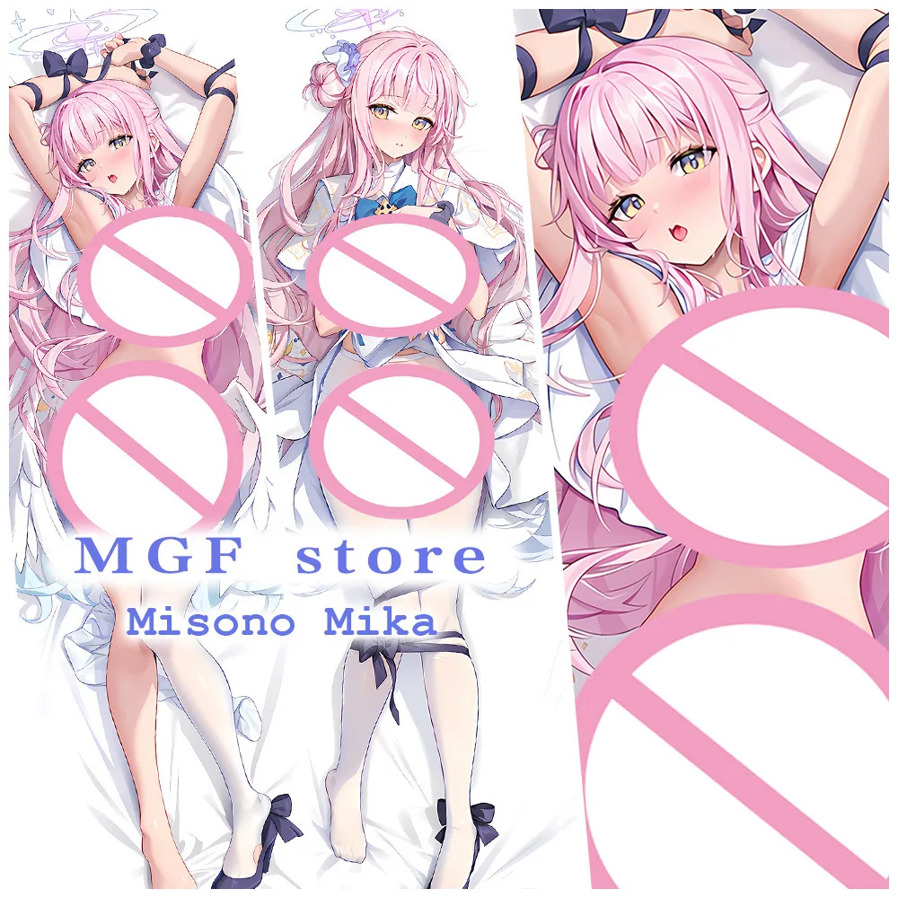 

Misono Mika Dakimakura Anime Body Pillow Cover Two Side Printed Blue Archive Bedding Cushion Case Pillowcase Otaku Cute Gifts