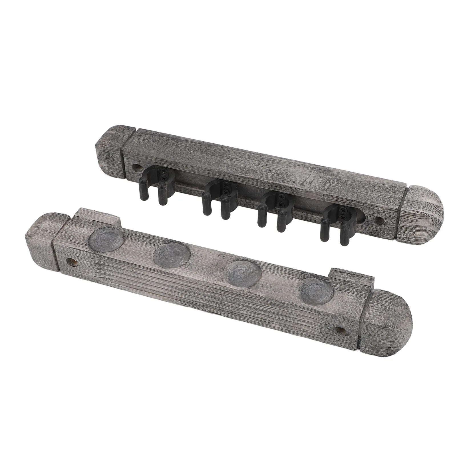 

Wall Mounted Cue Holder Rack Space Saving Modern Minimalist 4 Slots Wooden Billiard Cue Holder for Homes Clubs