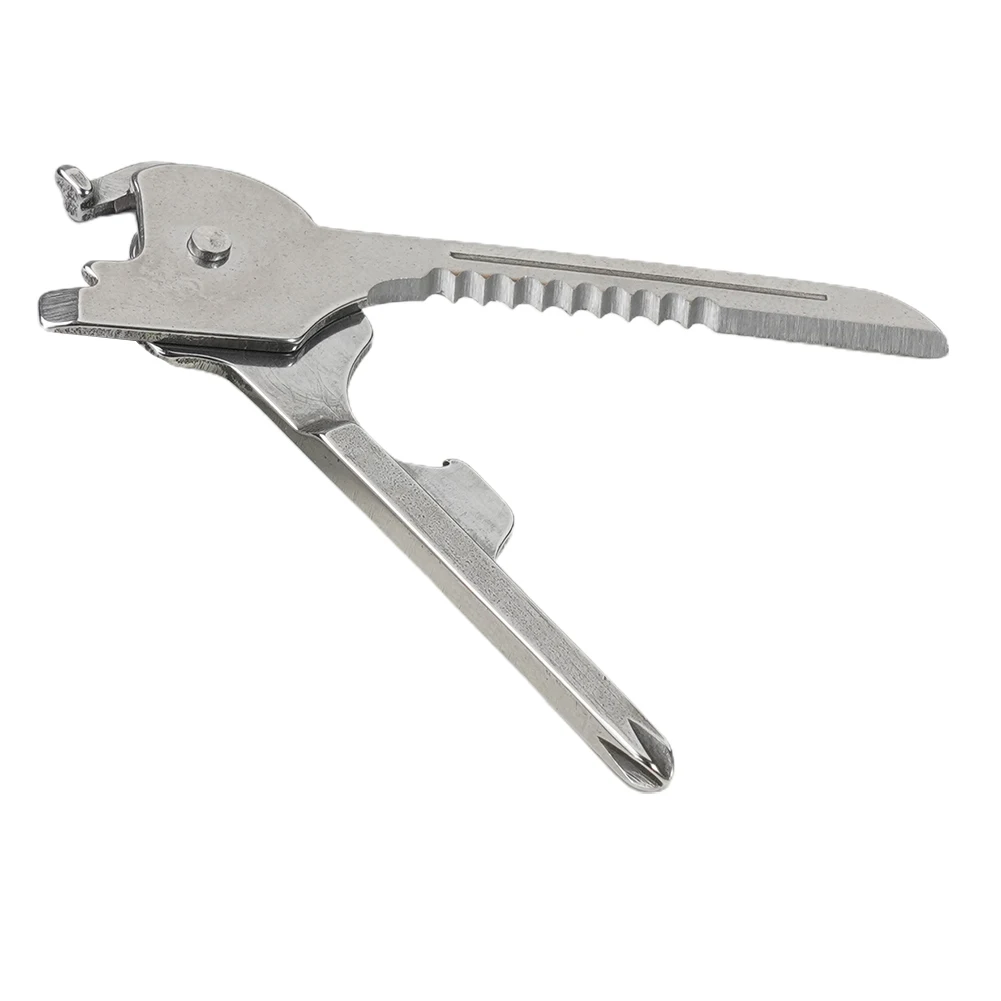 Utility Multipurpose Mes Key Survival Multifunctional Stainless Steel Keychain Tool for Outdoor and Indoor Use
