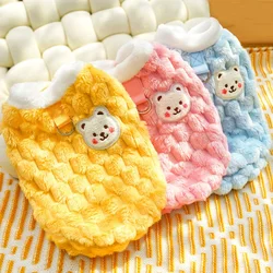 Winter Pet Dog Vest Jacket Fleece Warm Dog Clothes Fashion Puppy Coat Soft Cat Overcoat Pet Jacket Coat Chihuahua Dog Costumes