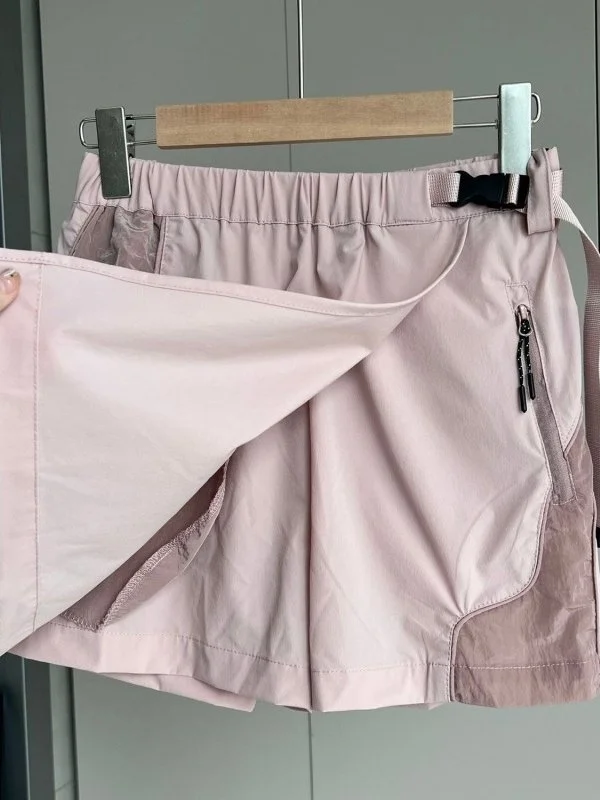Summer New Outdoor Mountain Series Quick Dry Breathable Elastic Anti Light Casual Skirt Pants A-Line Skirt Women's