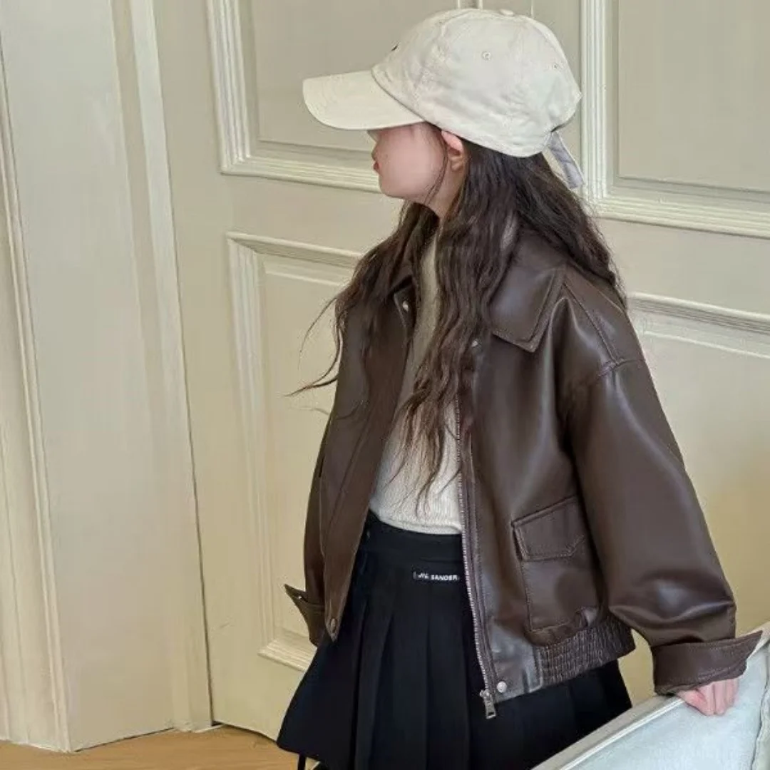 

Girls' Outerwear Children's Autumn Top Maillard Retro High-end Feeling Baby Versatile Jacket 2026 New Top