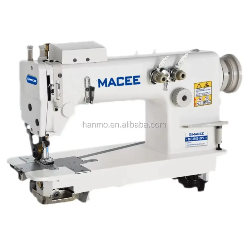 MC 3800-2PL High Speed 2 Needle Chain Stitch Sewing Machine With Puller