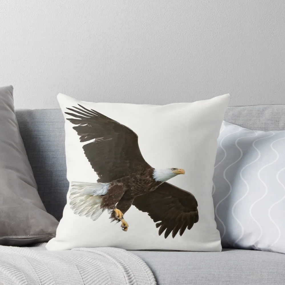 

Amazing Bald Eagle Throw Pillow luxury decor luxury home accessories Pillows Aesthetic Cushion Cover For Sofa pillow