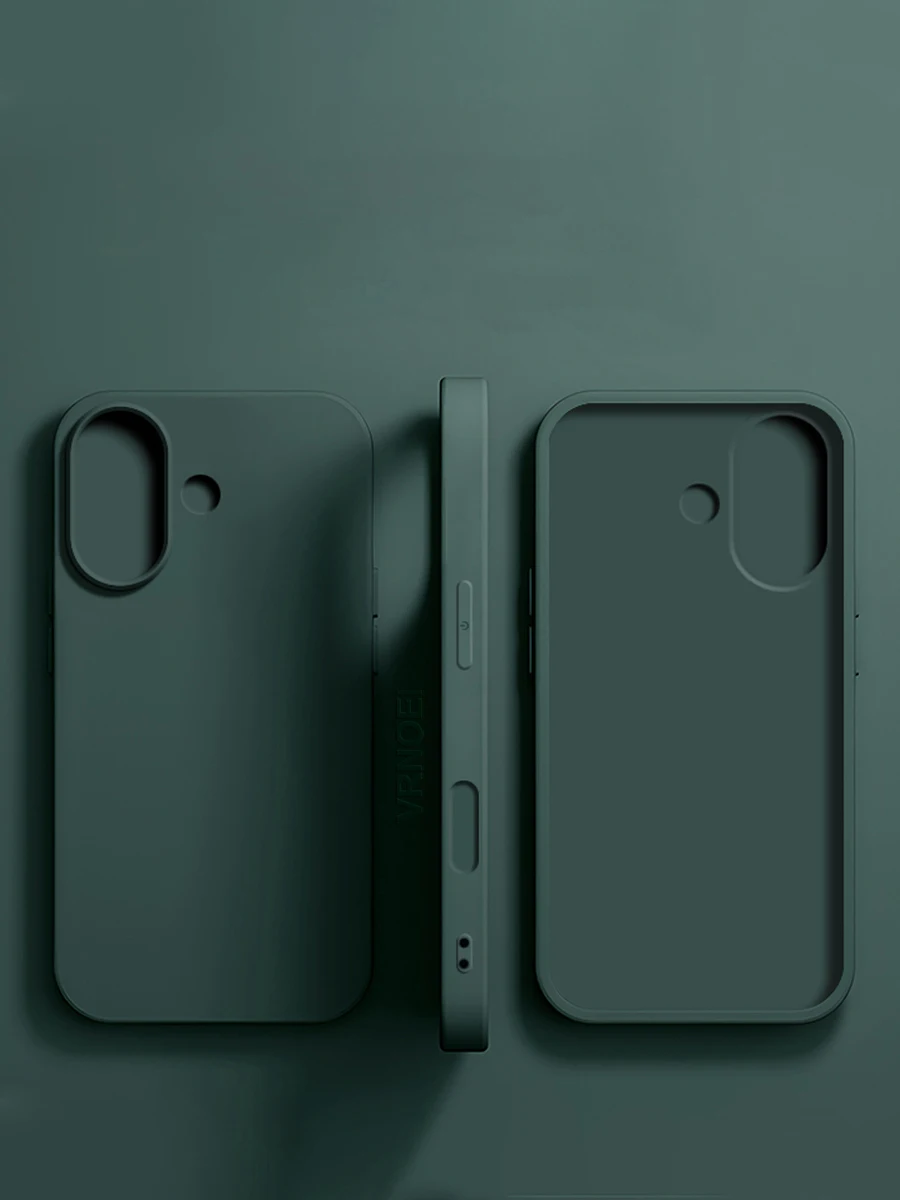 Luxuriöse Silikonhülle für iPhone 17 16 14 12 11 13 15 Pro Max Modische Stoßfeste Schutzhülle für Apple 17 Air 15 14 16 Plus Zubehör