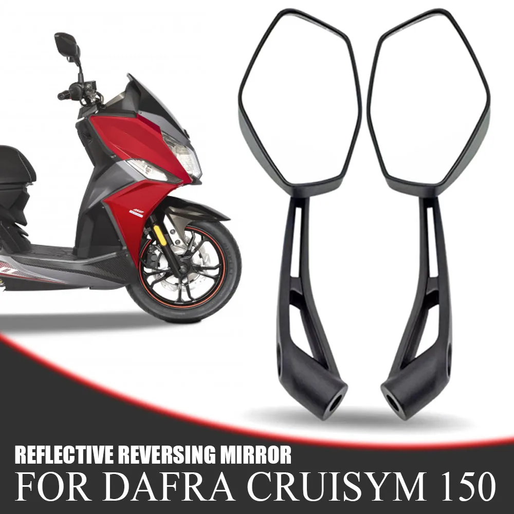 High Quality Motorcycle Rear View Mirror Brand Original Accessories Black Motorbike Mirrors New For Dafra Cruisym 150