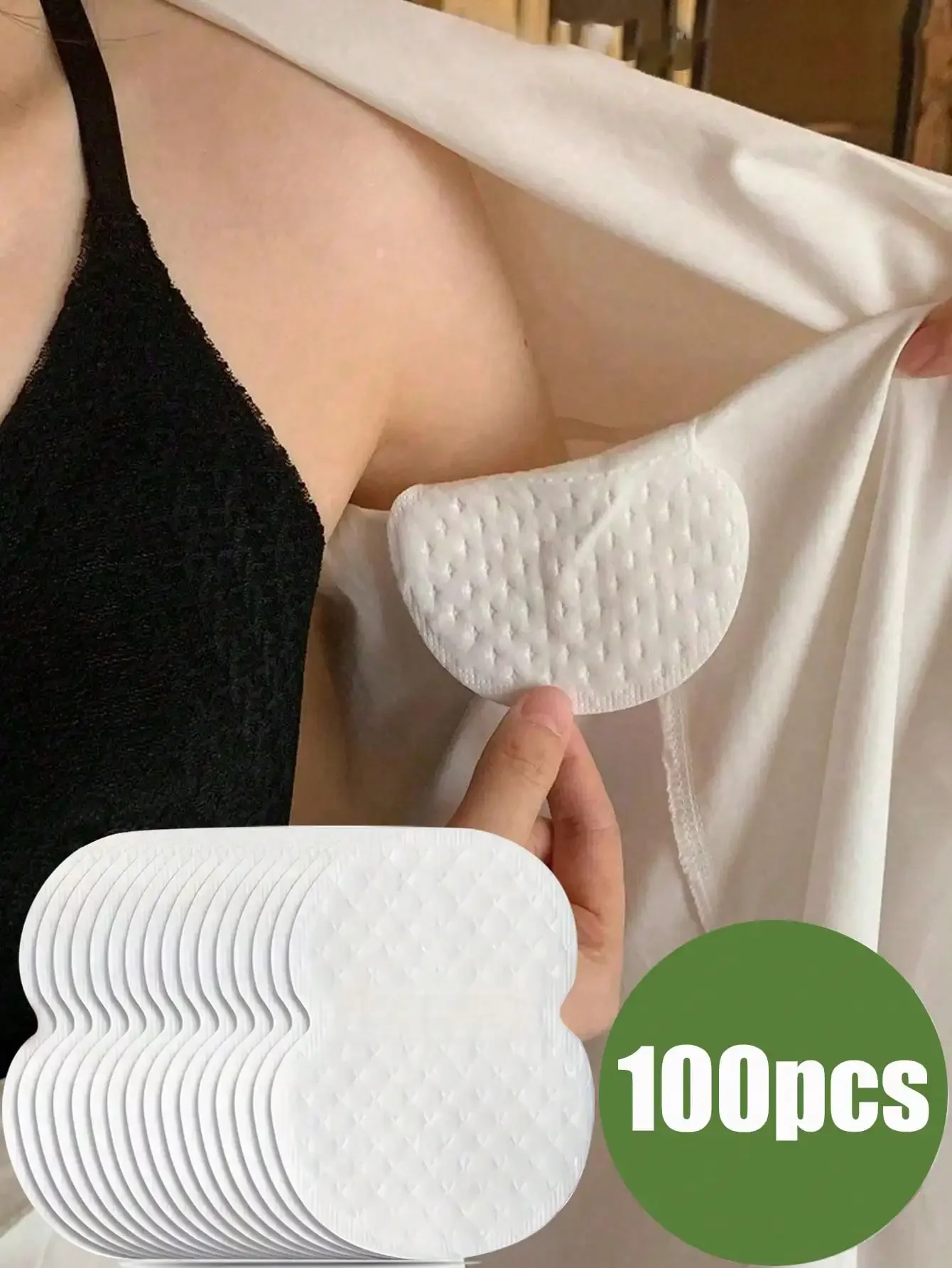 

Armpit Sweat Pads, Disposable Underarm Absorption Sweat Pad, And Effective, Breathable, Invisible, Absorbing Patch, Lightweight