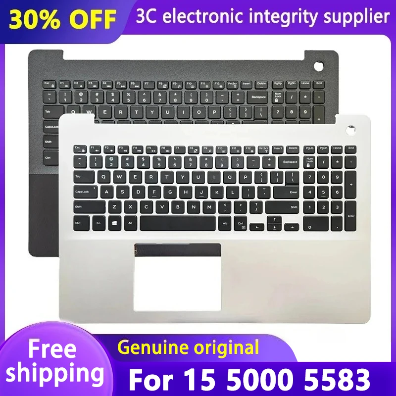 

Original New US Keyboard for inspiron 15 5000 5583 Laptop Palmrest Upper Cover Top Case Backlit keyboard Replacement 0CH5HX