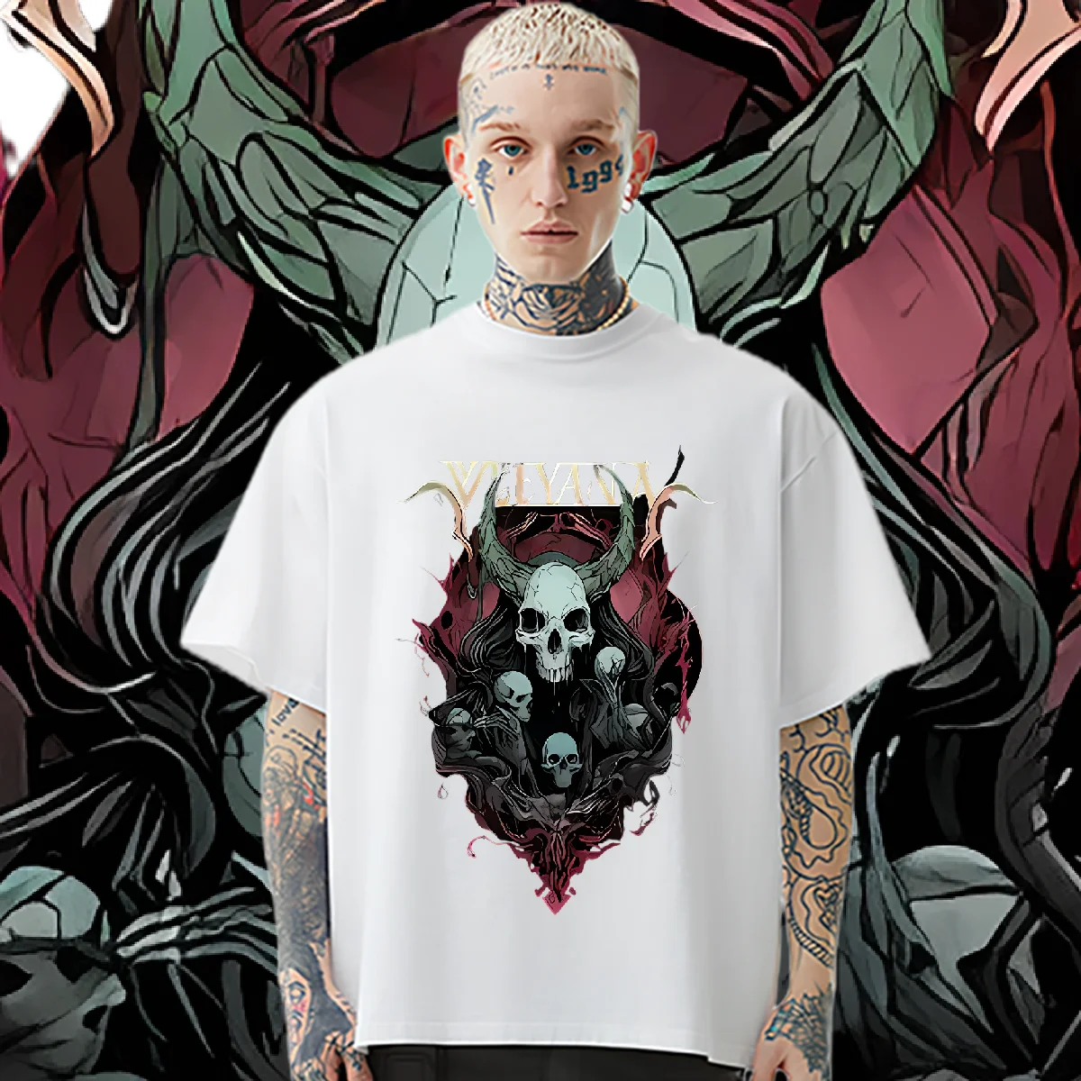 

Vintage Aesthetic Tops Round Neck Unisex Graphic Printing Tshirt New 2024 All-Season Wear Hot Sale XXXL Slight Stretch Shirt