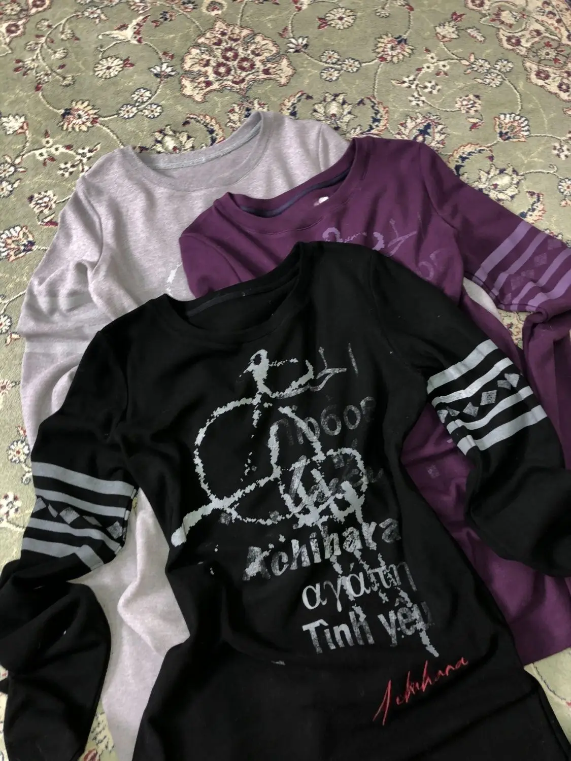 Harajuku Vintage Gothic T-Shirt Women Streetwear Hip Hop Grunge Y2k Crop Tops Punk Tees Retro Long Sleeve Shirts Autumn Fashion