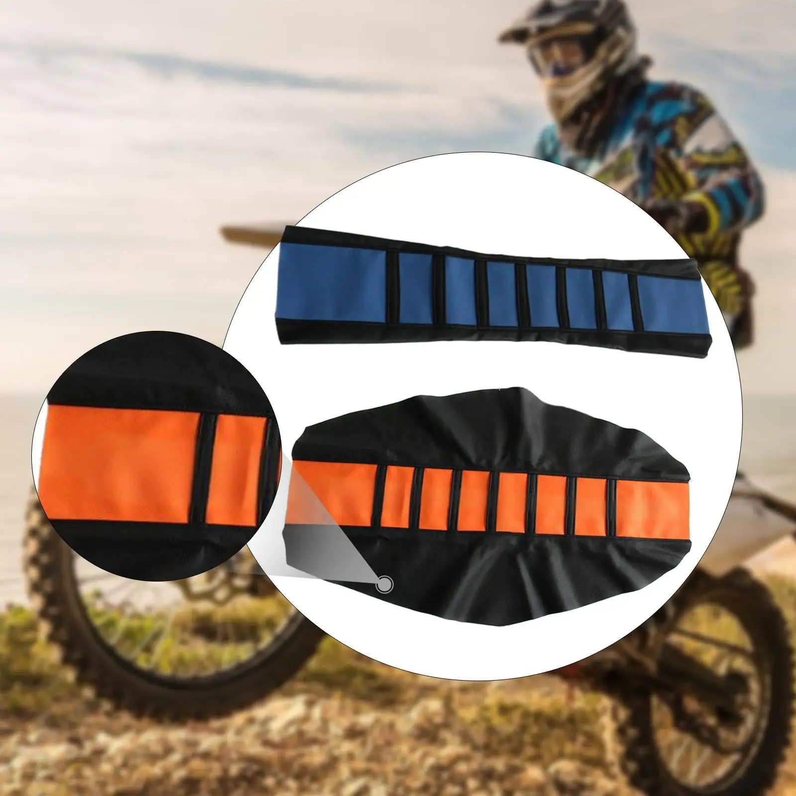 Off Road Bike Seat Cover PVC Material Motocross Protection Cushion for Dirt Bike Universal Fit view 4