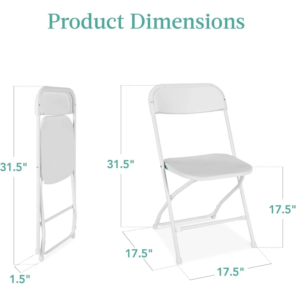 Beste Keuze Producten 4-10Pc Optionele Plastic Klapstoelen, Draagbare Stapeling Indoor Zitplaatsen Voor Thuis