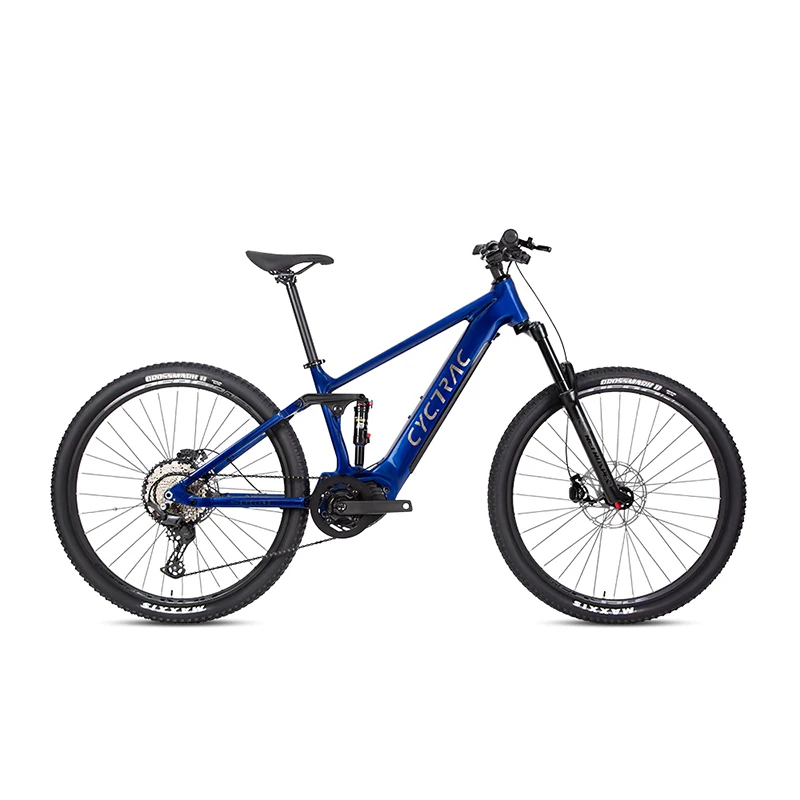 New Arrival Bafang M600 Aluminum Full Suspension Electric Bike Mountain E Bicycle 48V 500W  MTB Ebike For Adult