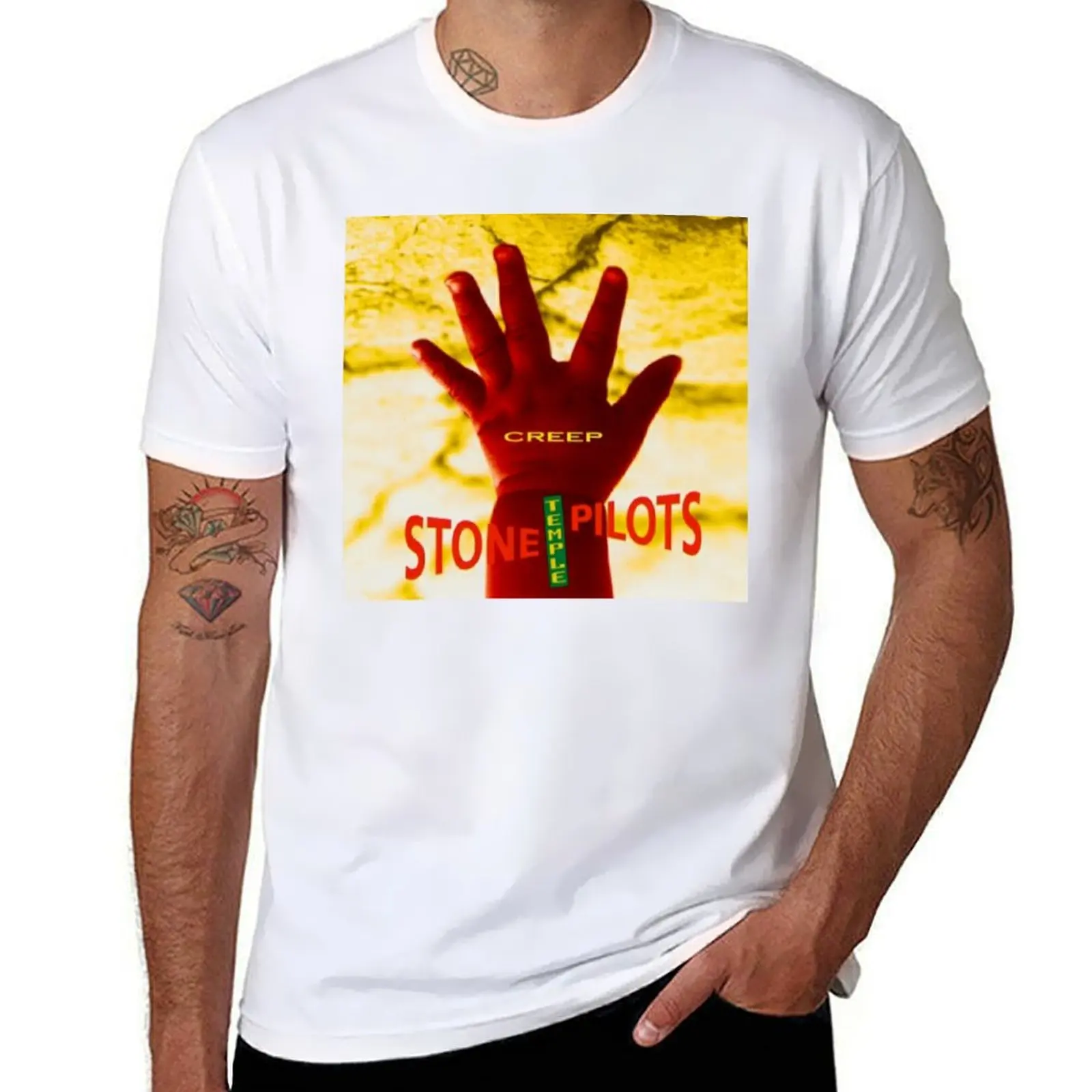 

Stone Temple Pilots Creep Picture Upgrade T-Shirt mens graphic t shirts t shirt for man T-Shirt