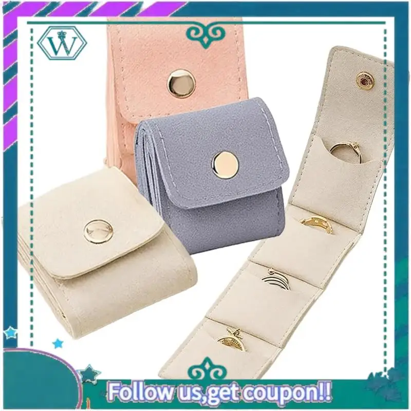 

A09P Portable Mini For Travel Jewelry Bag(3PCS), Portable Jewelry Organizer Case For Travel Essential Rings, Earring Storage
