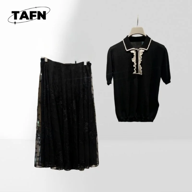 Ladies Classic Midi Skirt Solid Color Casual Skirt for Daily Use Women Chic High Waist Skirt Fashion Midi Skirt BA0940