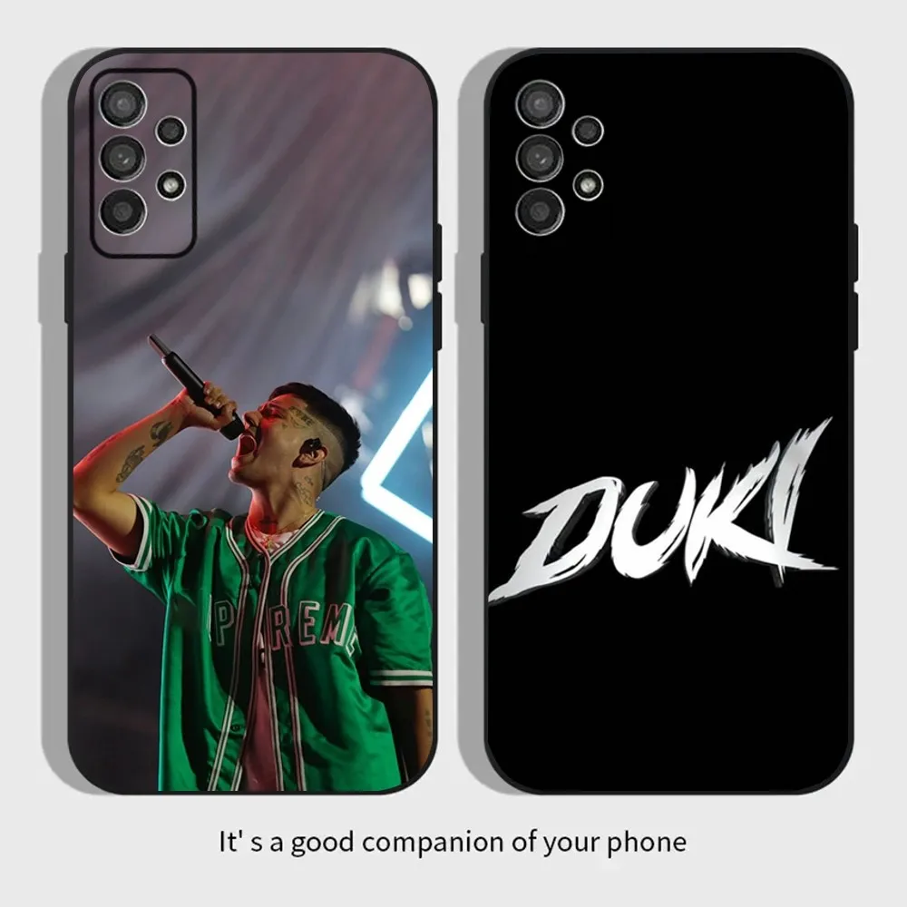 

D-Duki rapper Singer Phone Case For Samsung Galaxy A13,A21s,A22,A31,A32,A52,A53,A71,A80,A91 Soft Black Cover