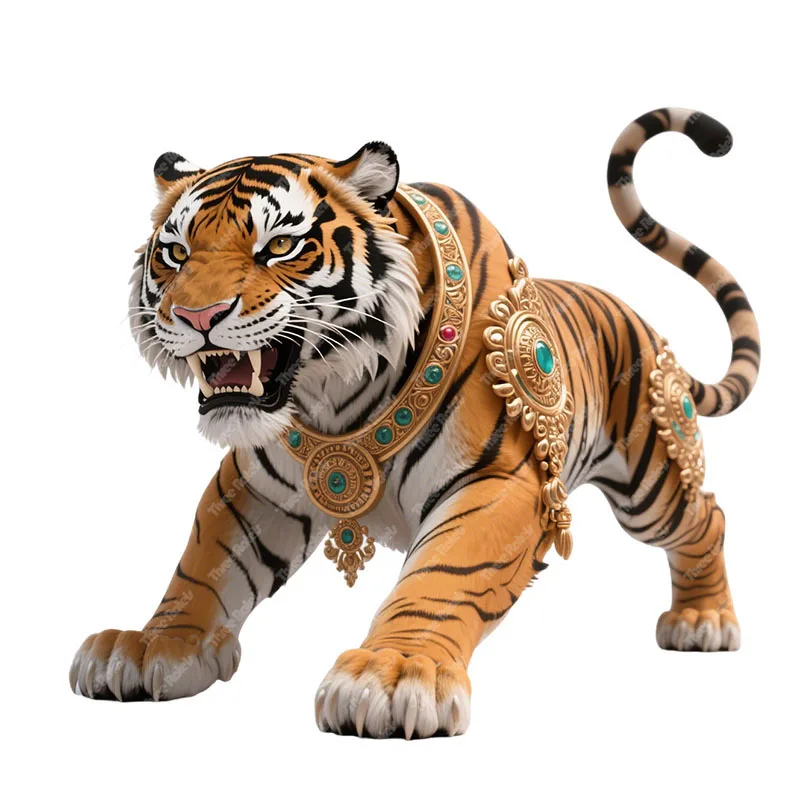 Three Ratels CEE33 Fierce Indian Tiger Wall Stickers for Home Decoration Personalized car decal waterproof