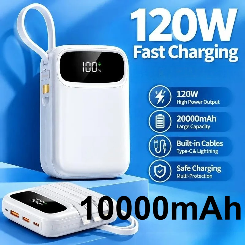 Fast Charging Power Bank 20000mAh Large Capacity Portable