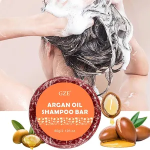 Gze Arganöl -Öl -Shampoo -Stange für trockenes Haar, weiche Feuchtigkeitscreme, tropisches Parfüm ohne SLS ohne Sulfat ohne Seife, Nullabfall 12 Hauptverkäufe Copaiba Oil - №9