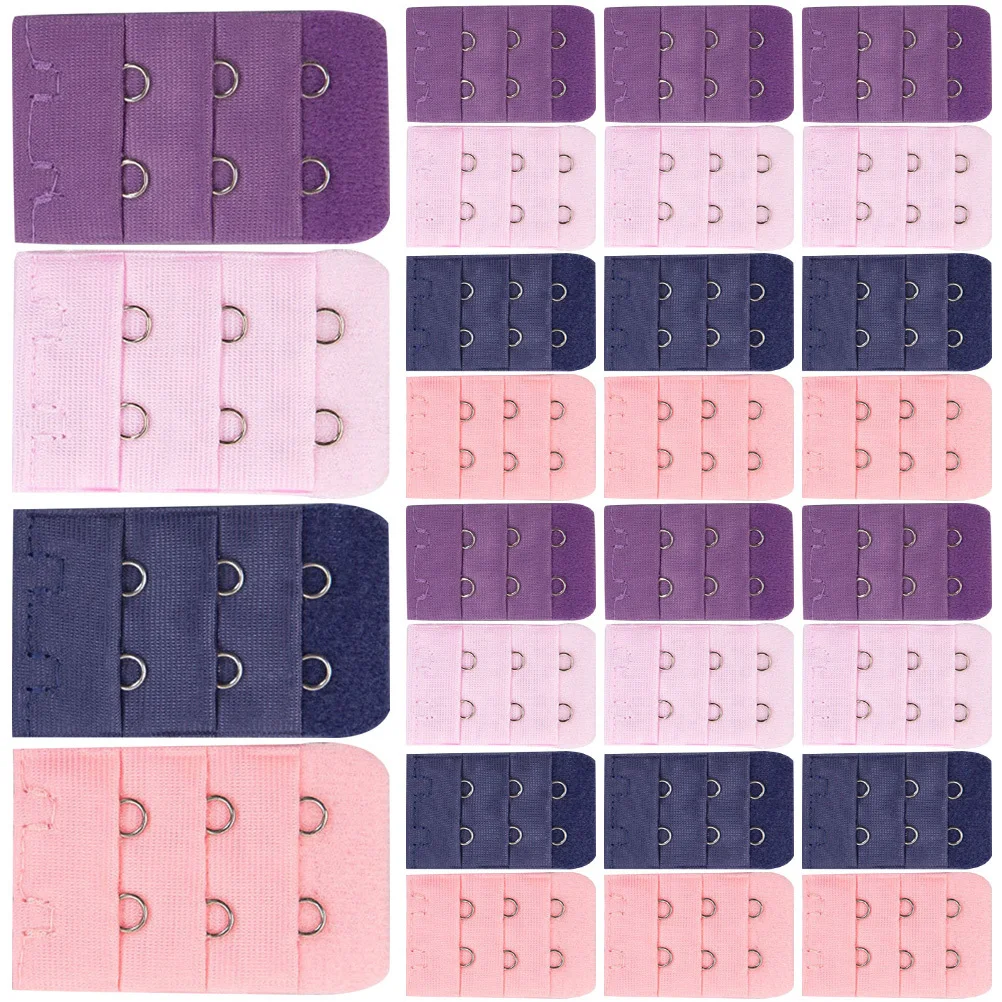 30 szt. Przedłużaczy do biustonosza, elastyczne paski z haczykami, wygodne akcesoria do biustonosza, regulowane przedłużacze do biustonosza dla kobiet w ciąży i do codziennego użytku.