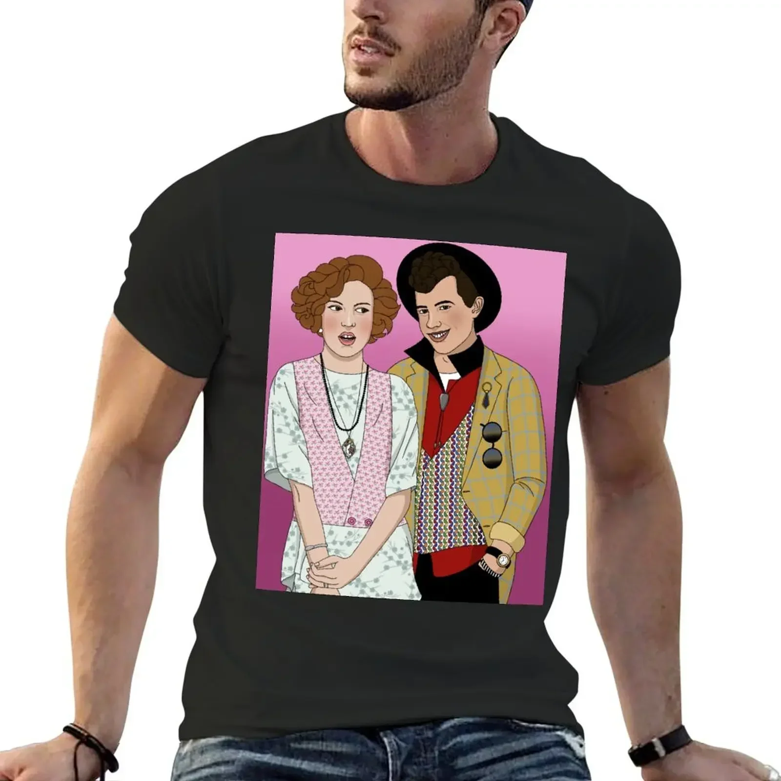 

Pretty in Pink- Andie and Duckie T-Shirt kawaii clothes shirts graphic mens t shirts