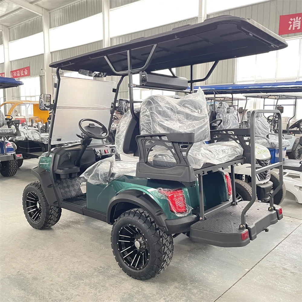 Wholesale High Quality 4 Seater Independent Suspension 60V Lithium Battery  5KW AC Motor Electric Golf Cart