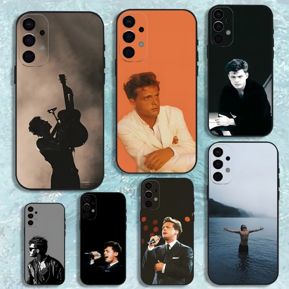 

Singer Luis M-Miguel Phone Case For Samsung S25,S24,S21,S22,S23,S30,Ultra,S20,Plus,Fe,Lite,Note,10,9,5G Black Cover