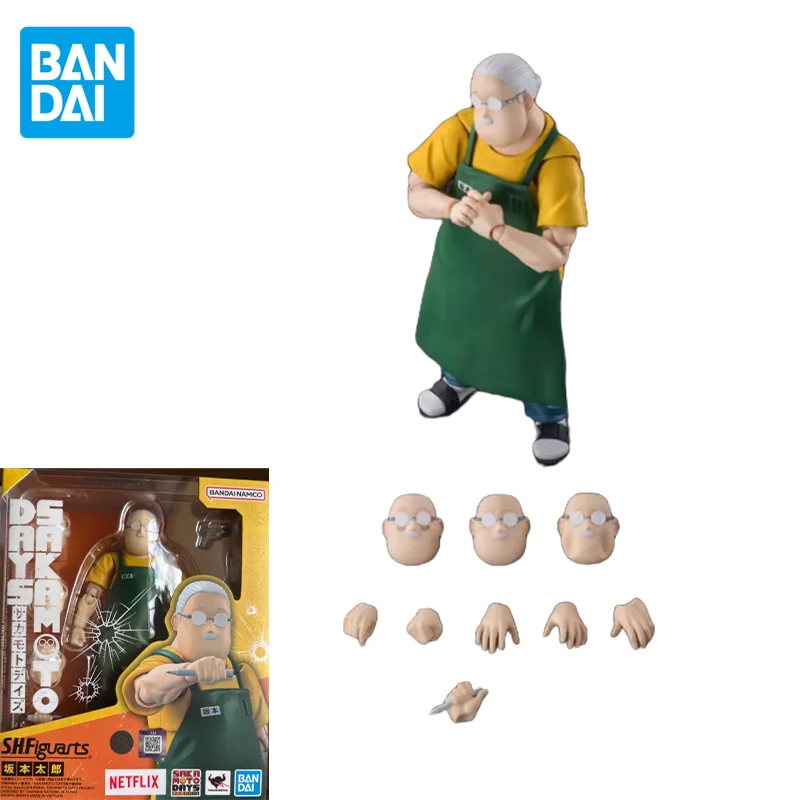 

Bandai Original SAKAMOTO DAYS Anime Figure SHF Taro Sakamoto Action Figure Toys for Kids Gift Collectible Model Ornaments