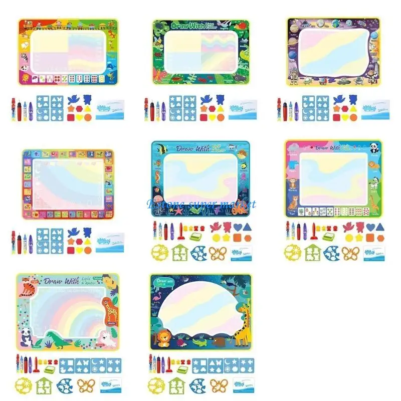 090B Trẻ Nước Thuật Thảm Vẽ Tô Màu Viết Nguệch Ngoạc Thảm Viết Tranh Ban Giáo Dục Sớm Cho Bé Trai Bé Gái Bé Đồ Chơi