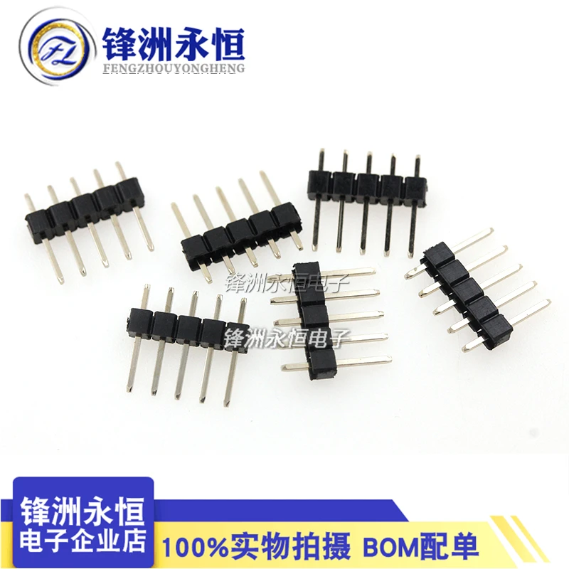 10-50Pcs 2.54mm Single Row Male 2~40P PCB Board Pin Header Connector Strip Pinheader 2/3/4/5/6/8/10/12/20/40Pin For Arduino