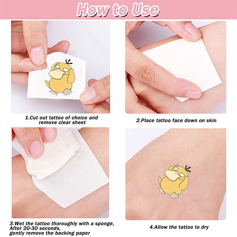 Taschenelfen Leuchtende Tattoos für Kinder, verschiedene Designs, temporäre Tattoos, Aufkleber, für Jungen und Mädchen, leuchtende Partyartikel, Geschenke für Kinder. – Detail 5