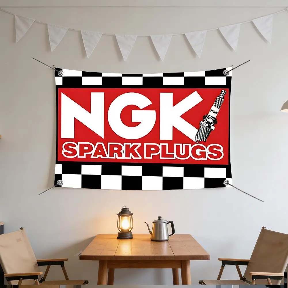Music - N-NGKSs Flags Anti Wrinkle Waterproof Cozy Home Flag for Indoor & Outdoor Home Decor