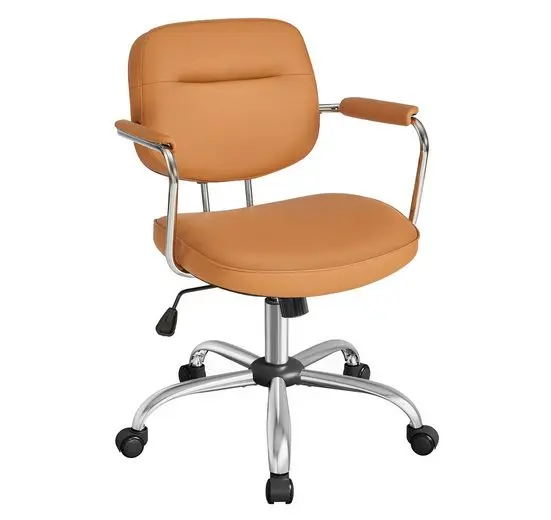 SONGMICS office chair, desk chair, ergonomic adjustable armrests, rocking function