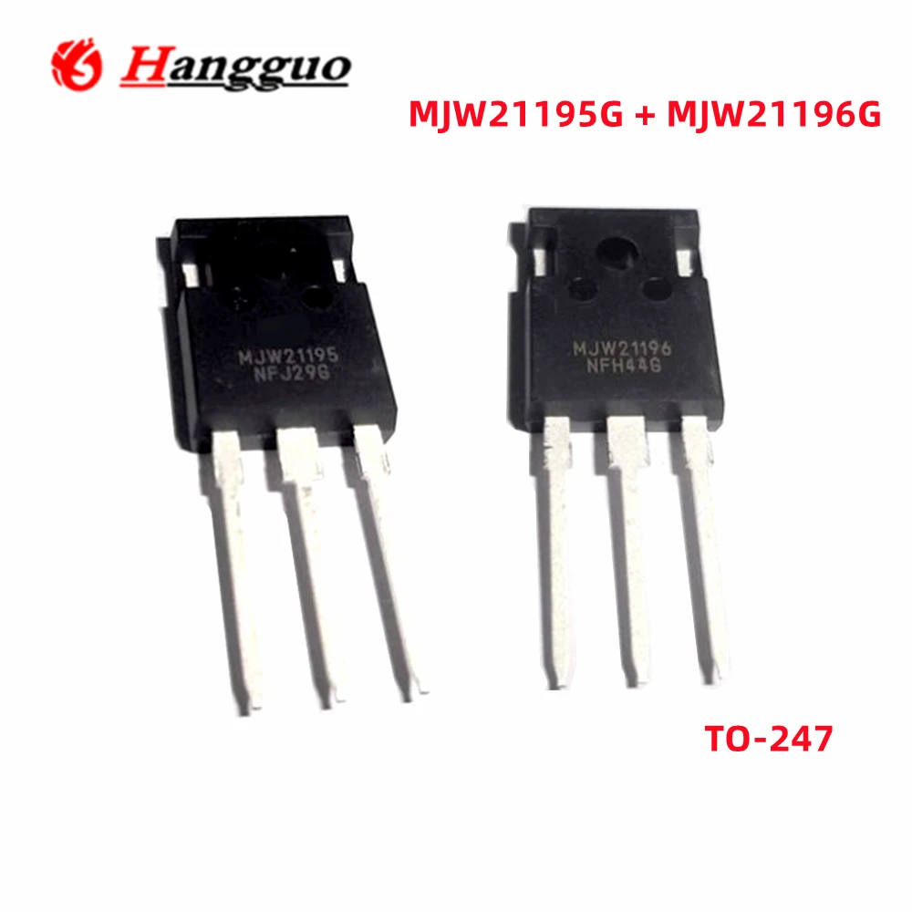 

10PCS=5Pair/Lot Original MJW21195 MJW21196 MJW21195G MJW21196G TO-247 Power Amplifier Tube