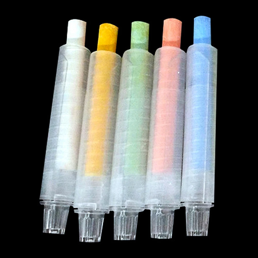 6 Stuks Krijt Houder Set Milieuvriendelijke Stofvrij Plastic Krijt Clips Voor Kinderen Studenten Leraren Kantoor Thuis School Gebruik