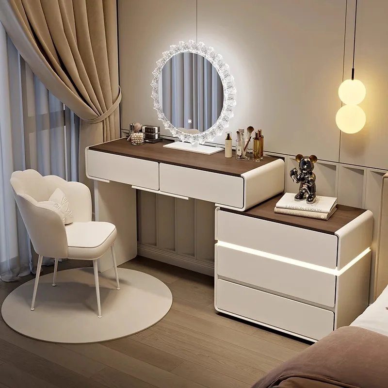 

Service Modern Vanity Table Organizer Desgin Cabinet Drawers System Dressing Table Storage European White Vestidores Furniture